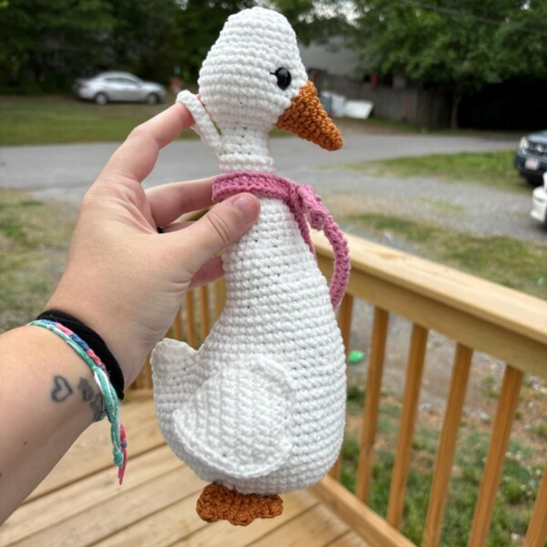 Crochet Grocery Bag Goose Pattern