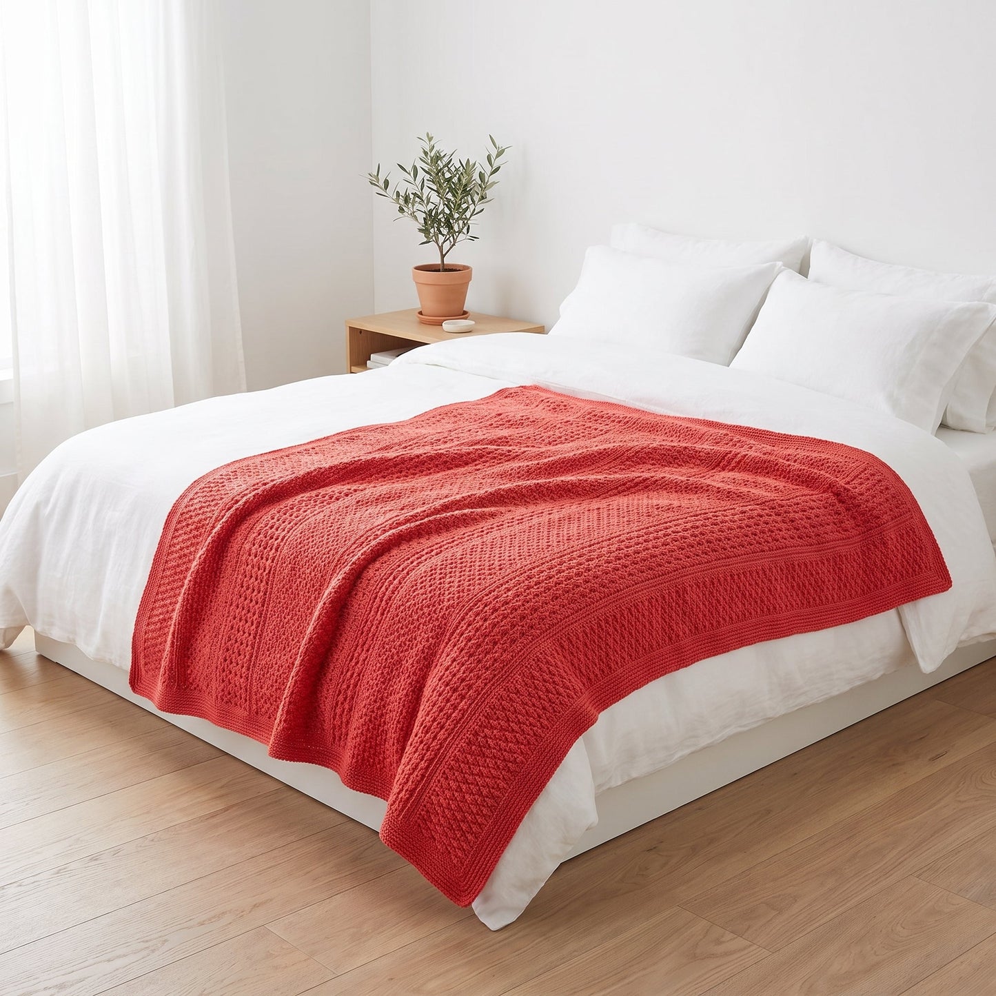 Crochet Field and Forest Throw Pattern