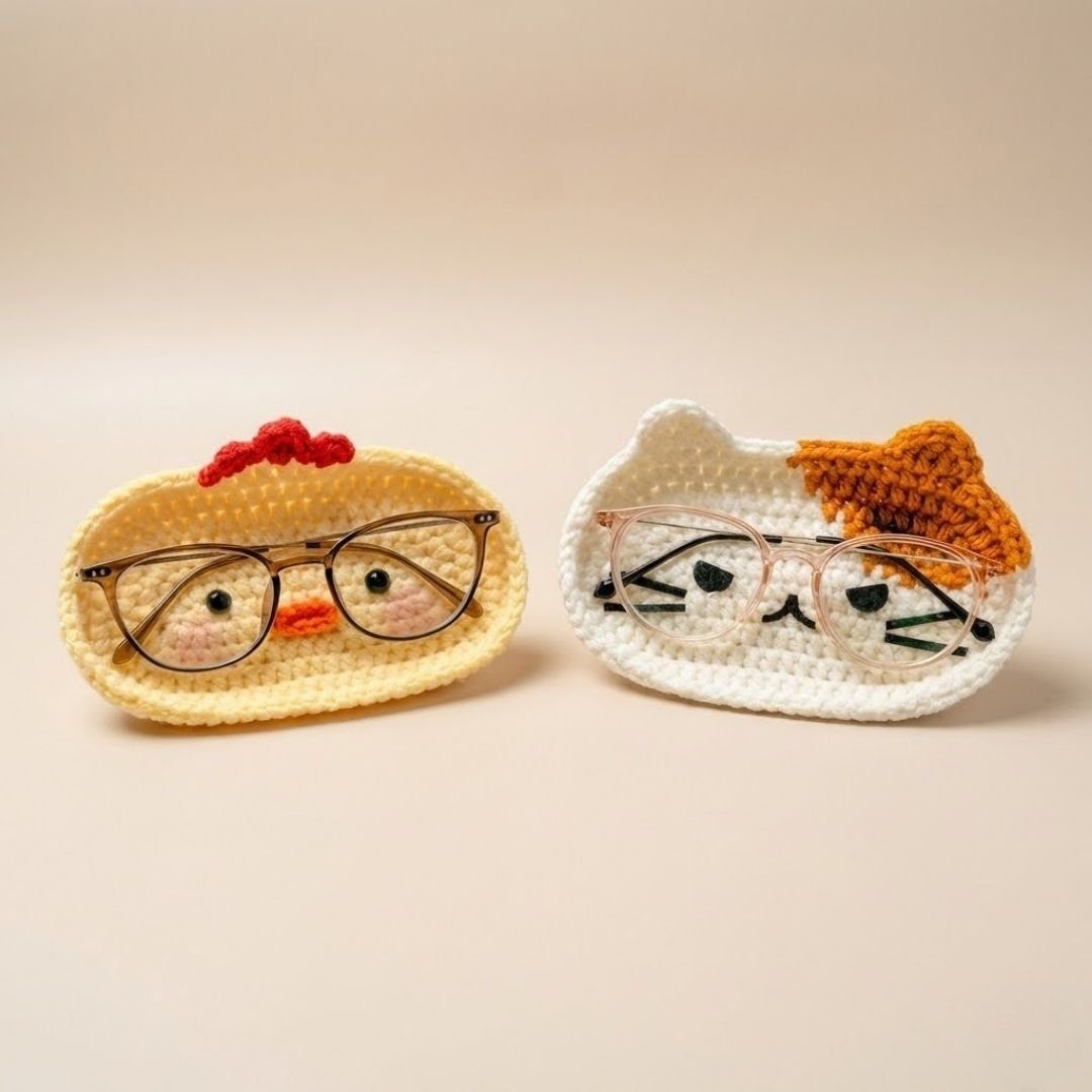 6 in 1 Glass Holder Bundle Crochet Pattern