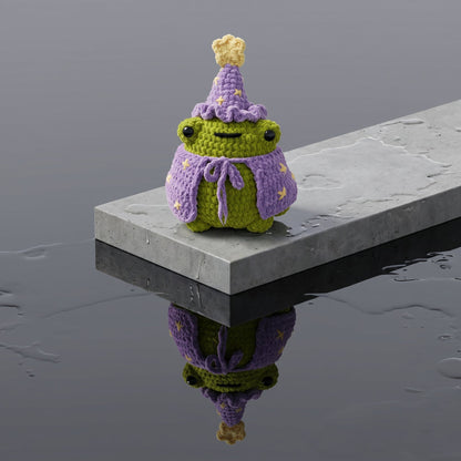 Crochet Jumbo Wizard Frog Pattern