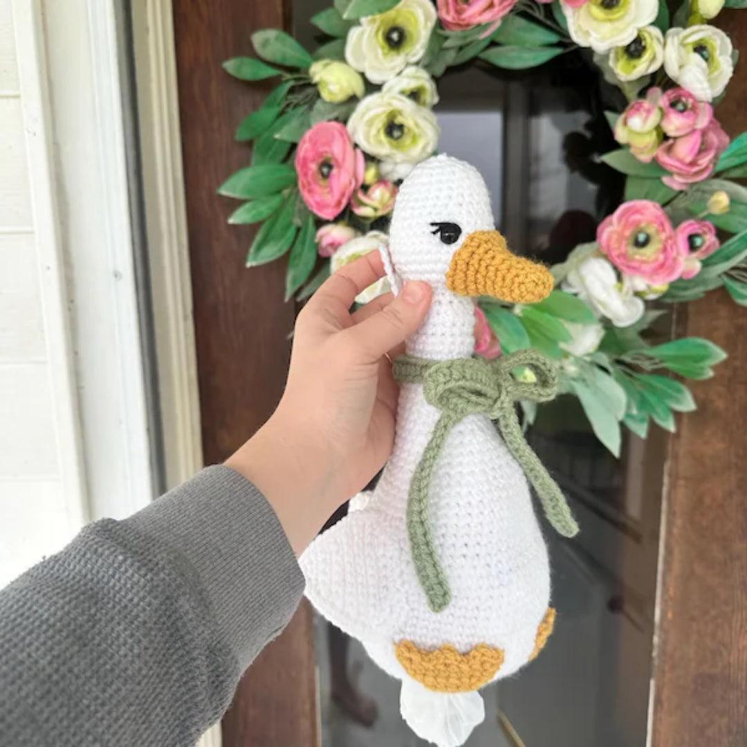 Crochet Grocery Bag Goose Pattern