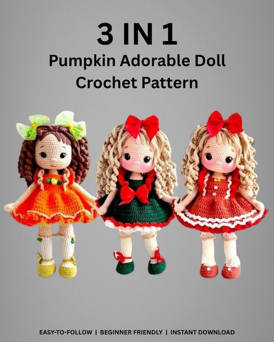 Pumpkin Doll Amigurumi Crochet Pattern