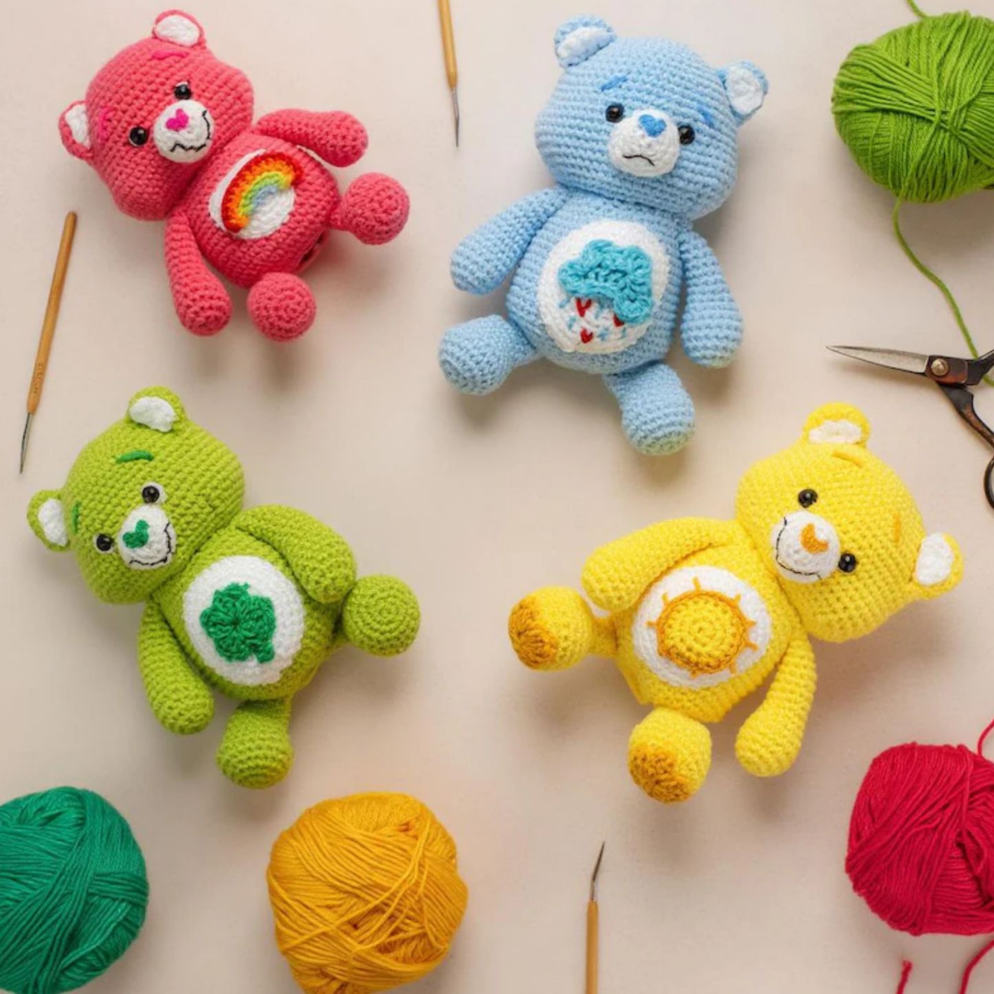 Crochet Happy Bears Pattern