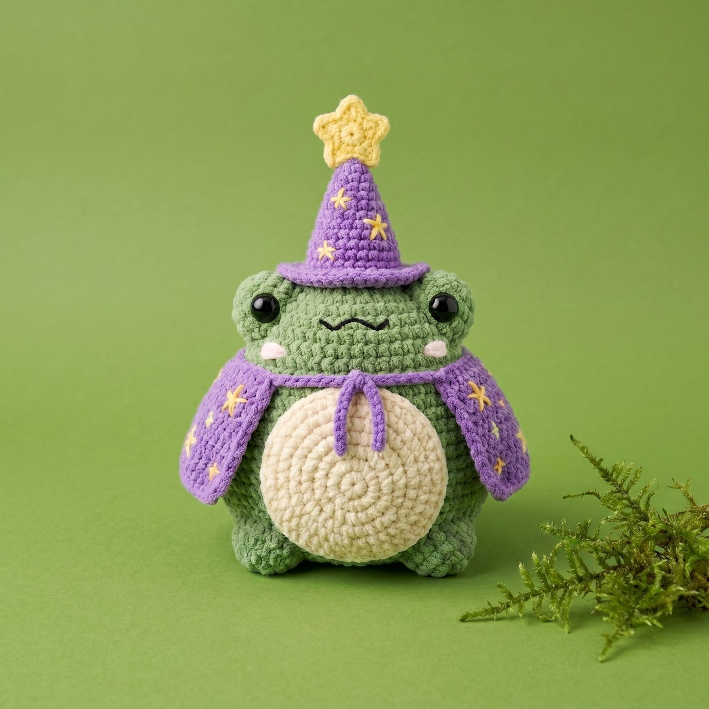 Crochet Jumbo Wizard Frog Pattern