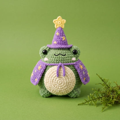 Crochet Jumbo Wizard Frog Pattern