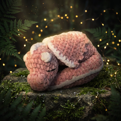 Crochet Sleeping Dragon Desk Phone Holder Pattern