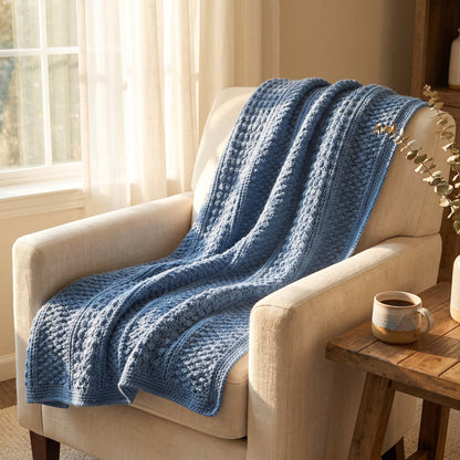 Crochet Field and Forest Throw Pattern