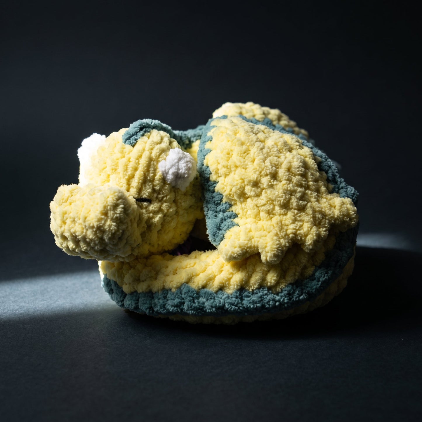 Crochet Sleeping Dragon Desk Phone Holder Pattern