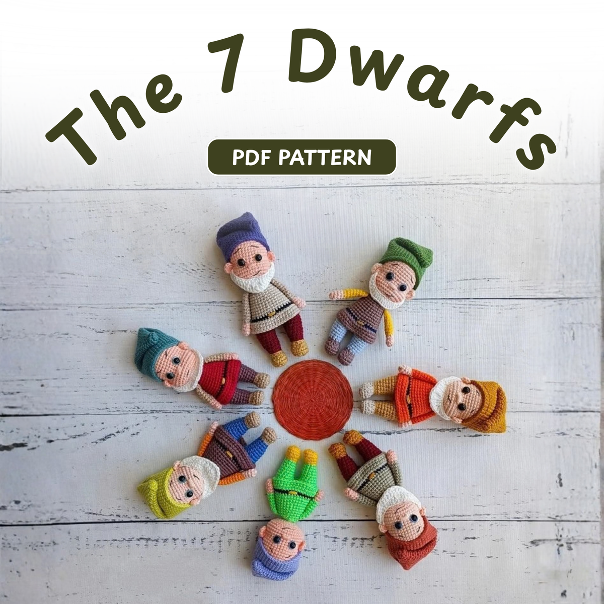 Crochet 7 Dwarfs Pattern