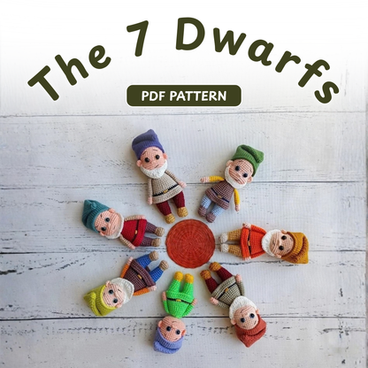 Crochet 7 Dwarfs Pattern