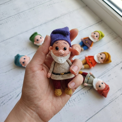 Crochet 7 Dwarfs Pattern