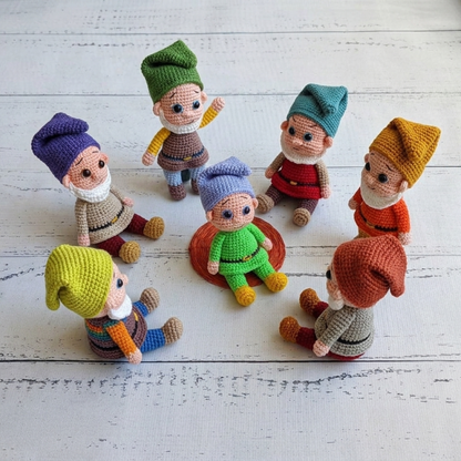 Crochet 7 Dwarfs Pattern