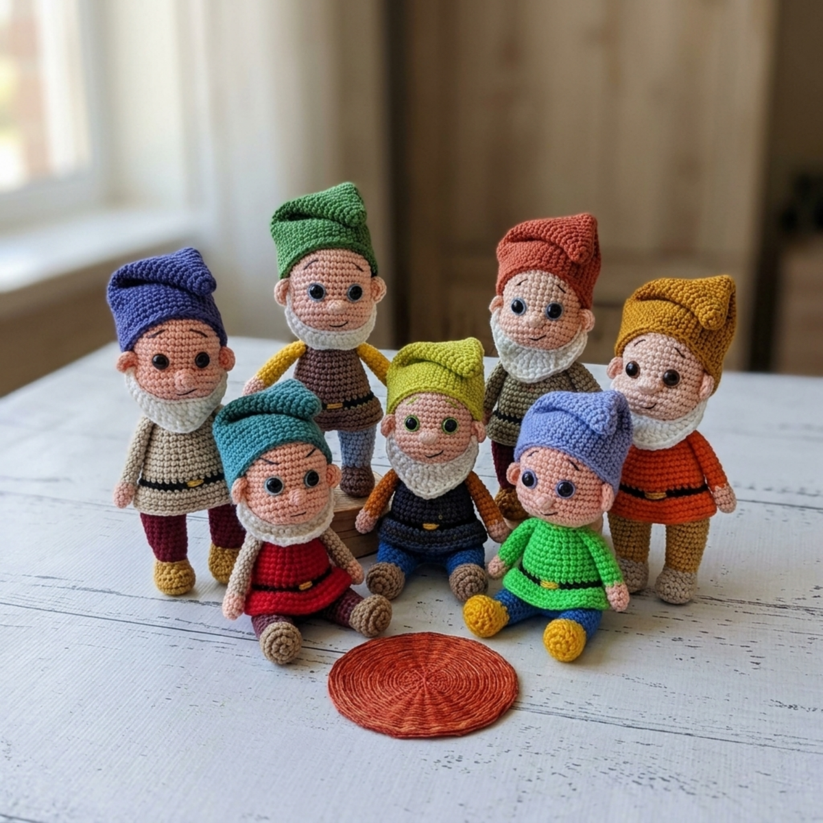 Crochet 7 Dwarfs Pattern