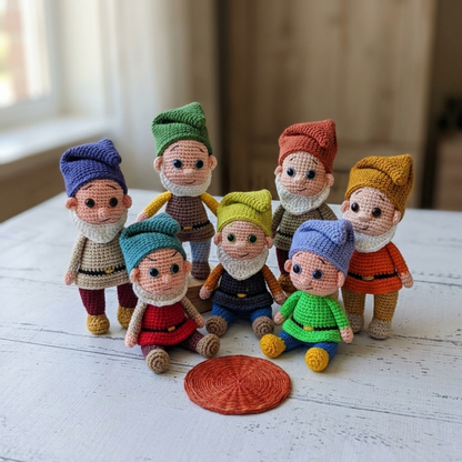 Crochet 7 Dwarfs Pattern