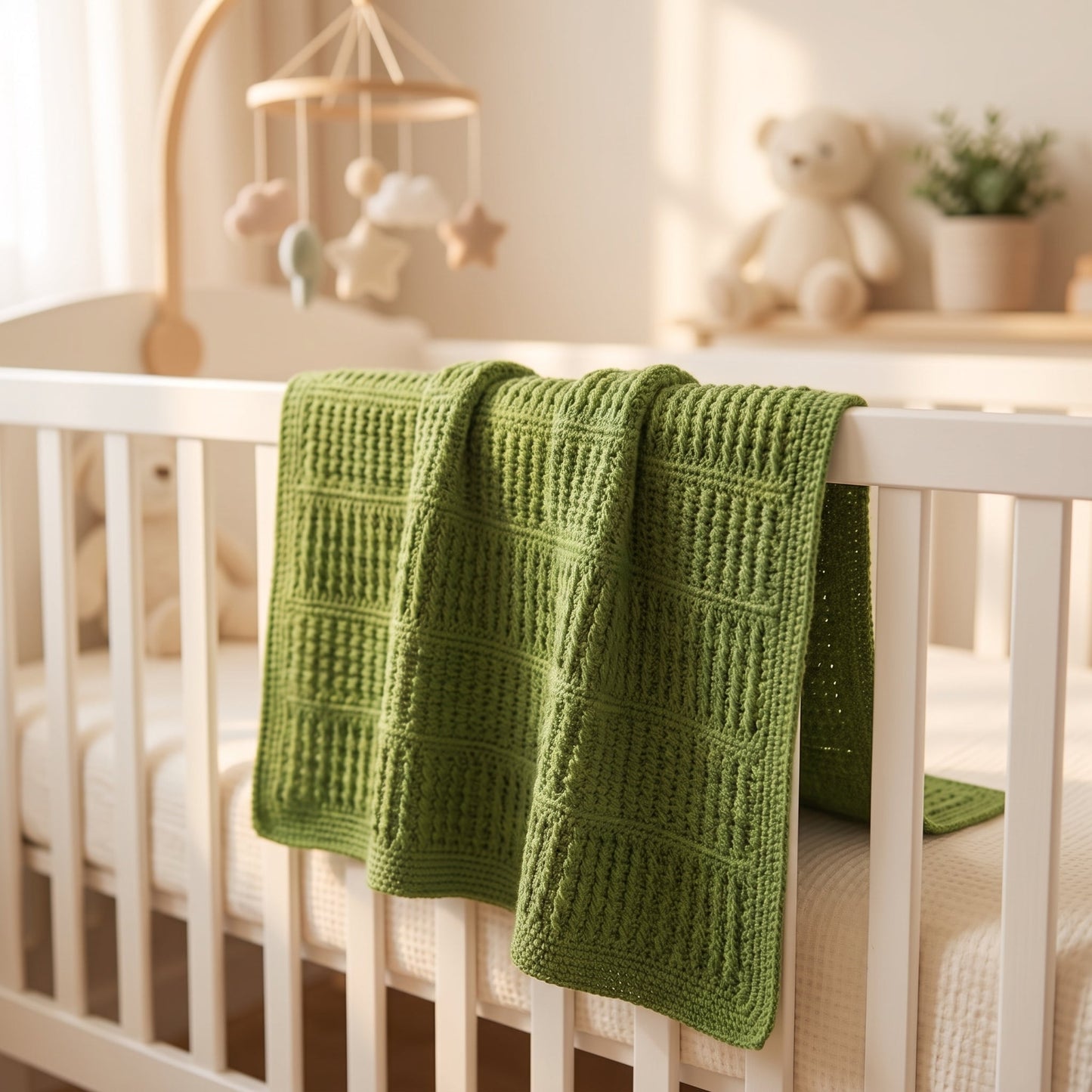 Crochet Field and Forest Throw Pattern