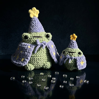 Crochet Jumbo Wizard Frog Pattern