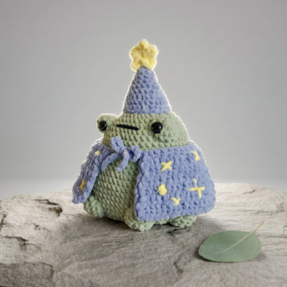Crochet Jumbo Wizard Frog Pattern