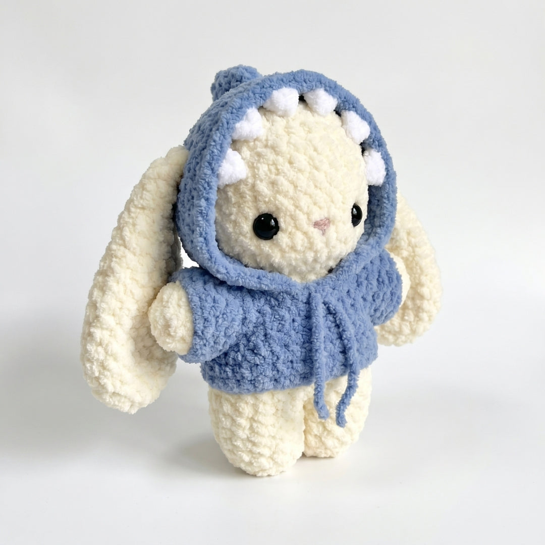 9-in-1 Baby Bunny in Hoodie Crochet Pattern Bundle