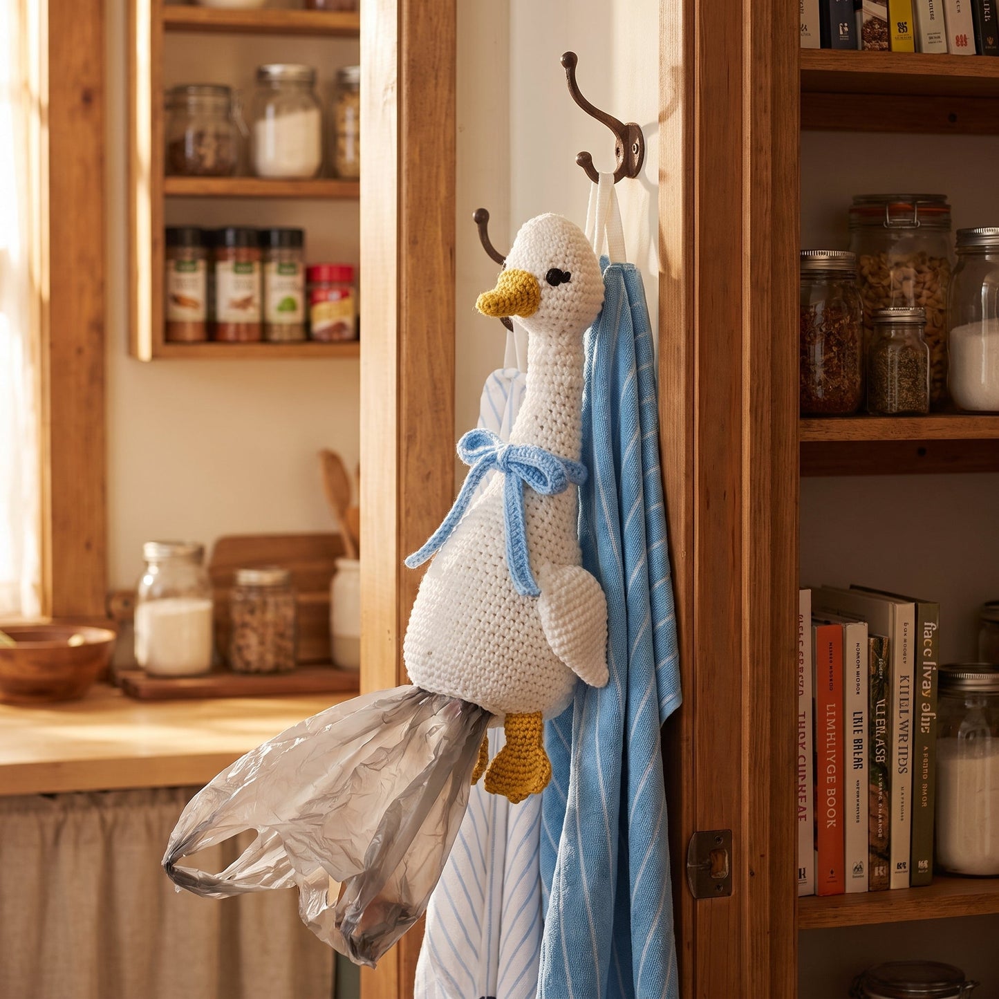 Crochet Grocery Bag Goose Pattern