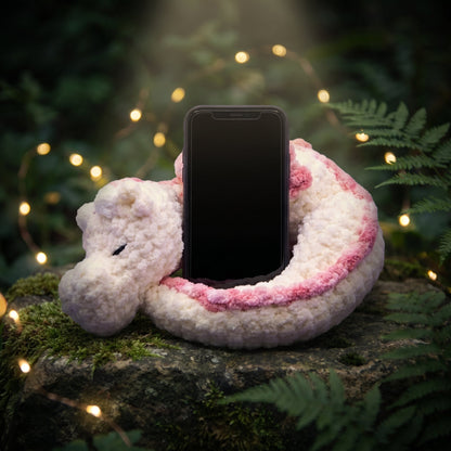 Crochet Sleeping Dragon Desk Phone Holder Pattern