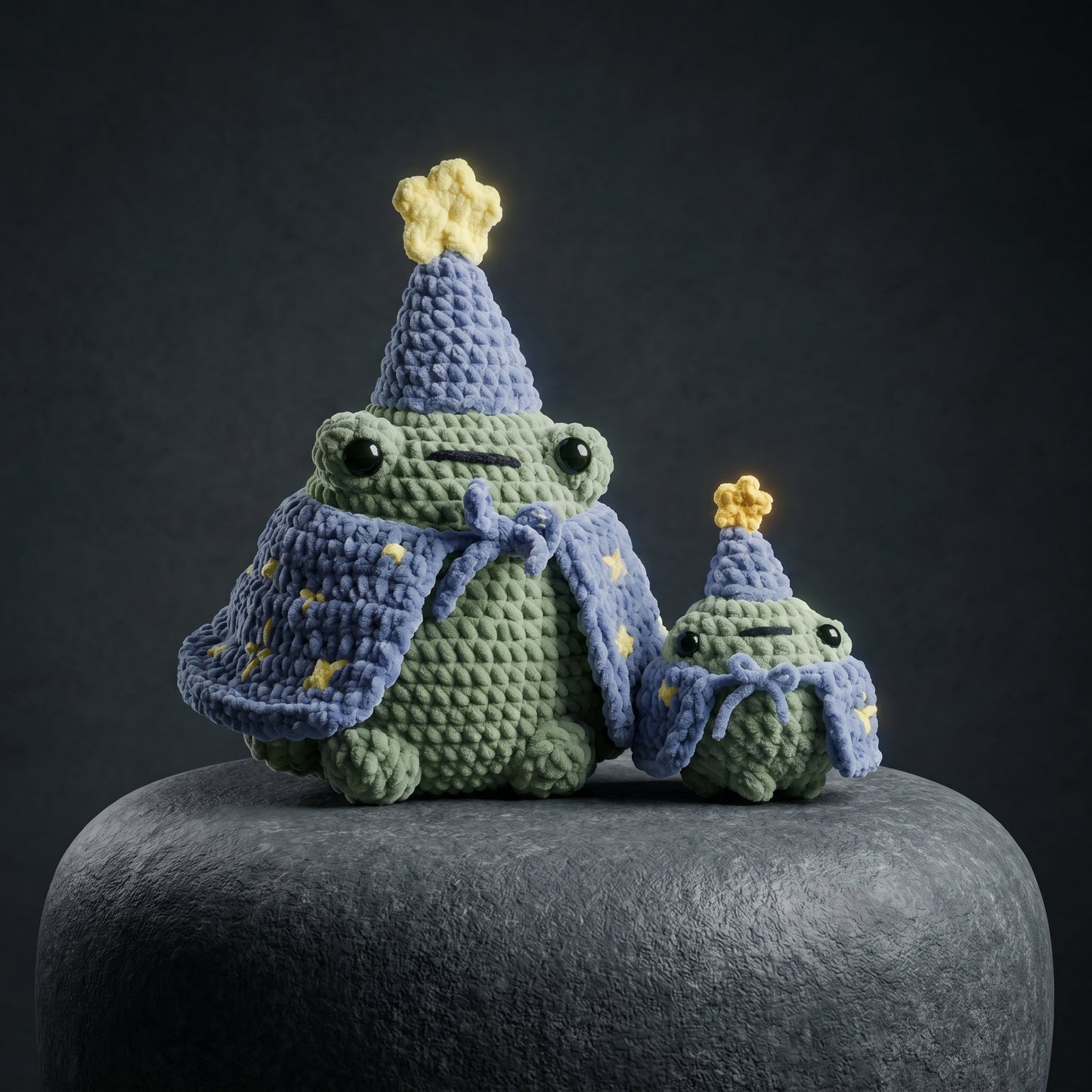 Crochet Jumbo Wizard Frog Pattern