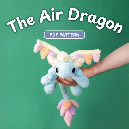 Crochet Air Dragon Amigurumi Pattern
