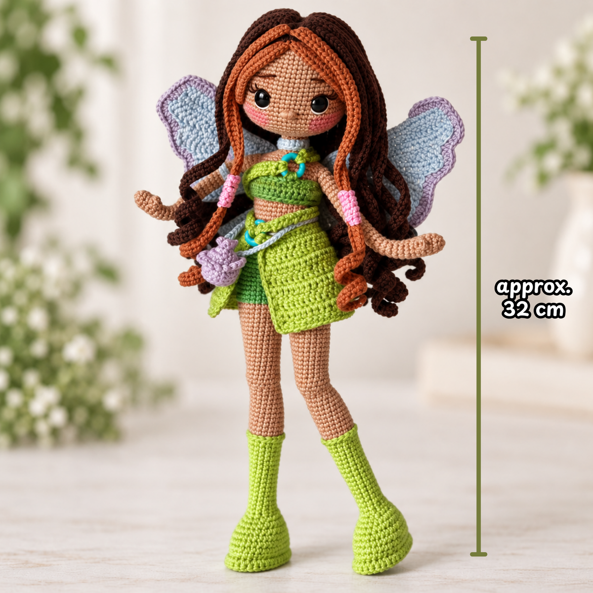 Crochet Aisha Amigurumi Doll Pattern
