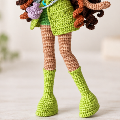 Crochet Aisha Amigurumi Doll Pattern