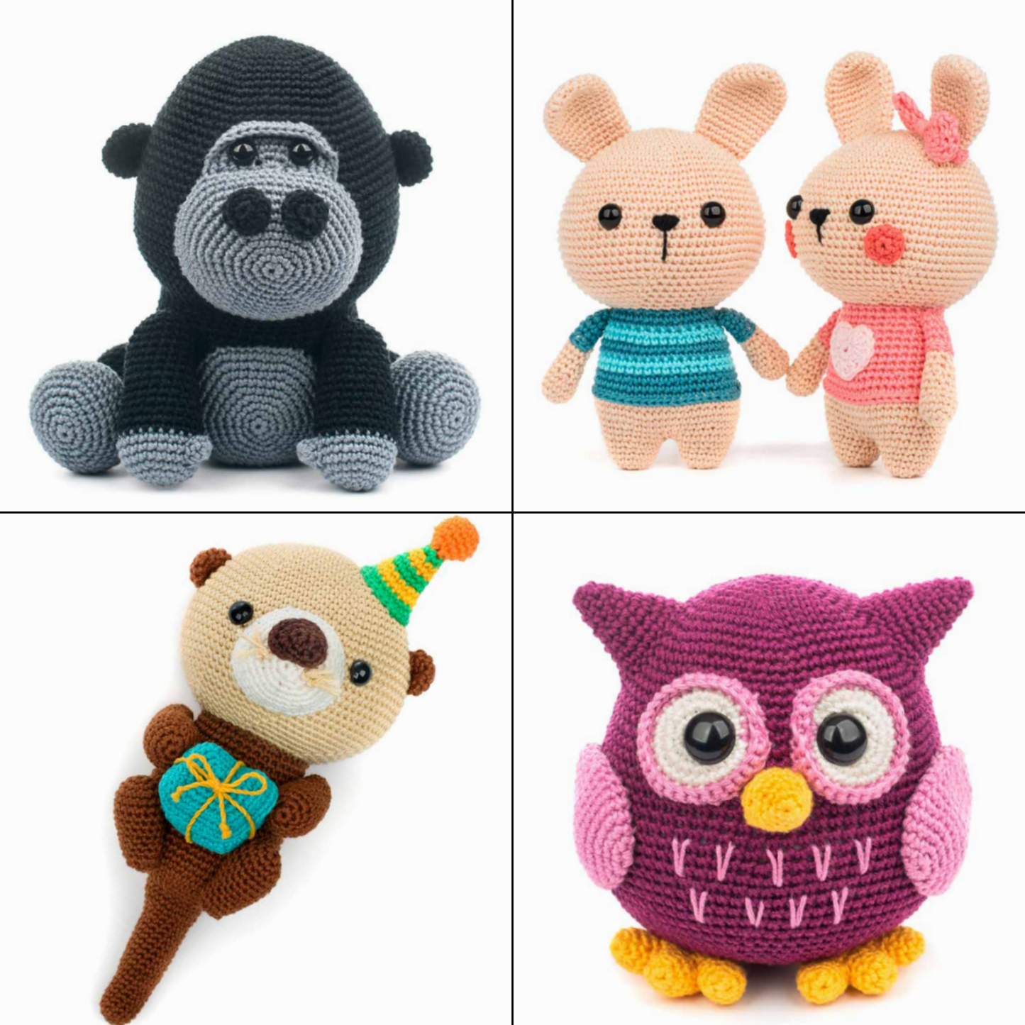 Amigurumi Made Easy: 16 Straightforward Animal Crochet Patterns