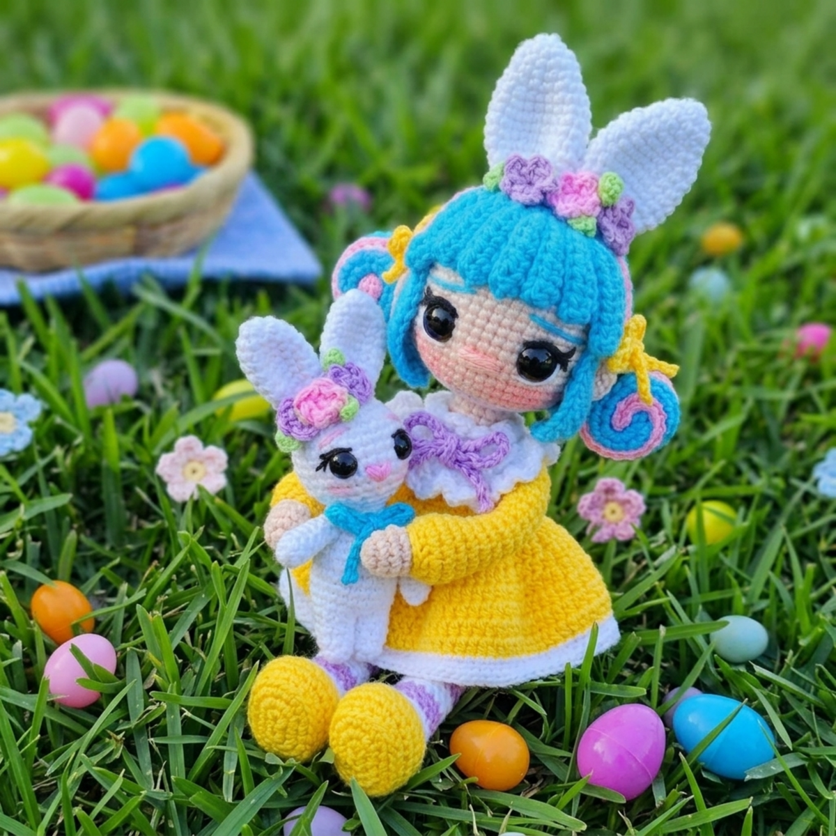 Crochet Aria Easter Girl Pattern