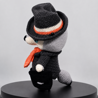 Crochet Ash the Wolf Amigurumi Pattern