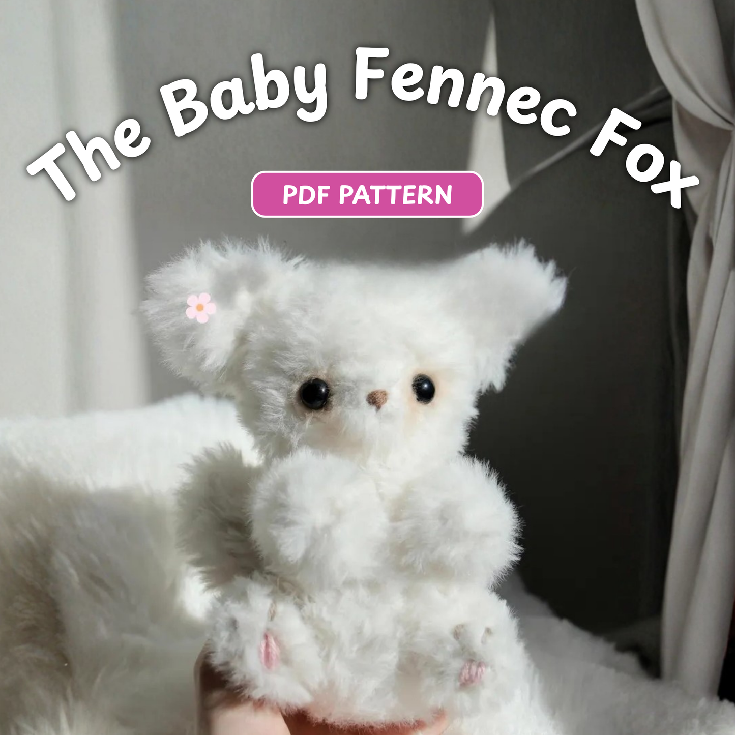 Crochet Baby Fennec Fox Pattern (Fur Plush)