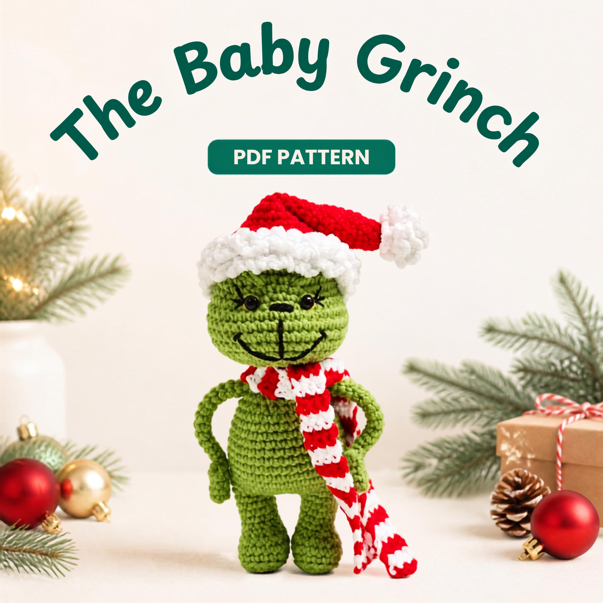 Crochet Baby Grinchmas Amigurumi Pattern