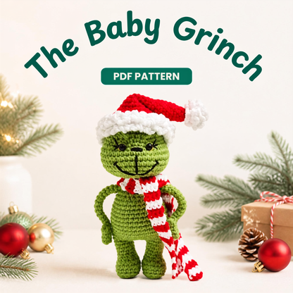 Crochet Baby Grinchmas Amigurumi Pattern
