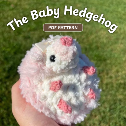 Crochet Baby Fur Hedgehog PDF Pattern