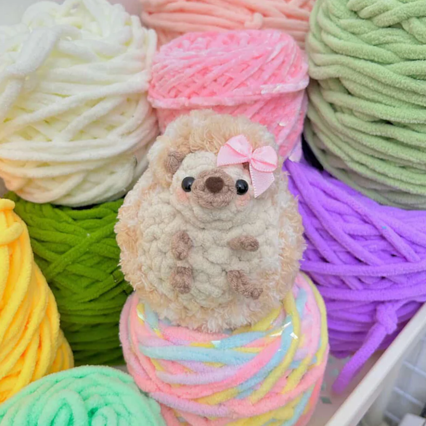 Crochet Baby Fur Hedgehog PDF Pattern
