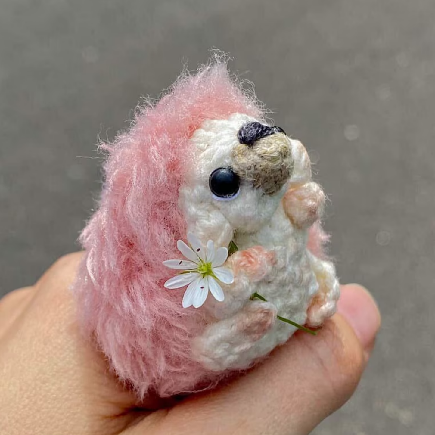 Crochet Baby Fur Hedgehog PDF Pattern