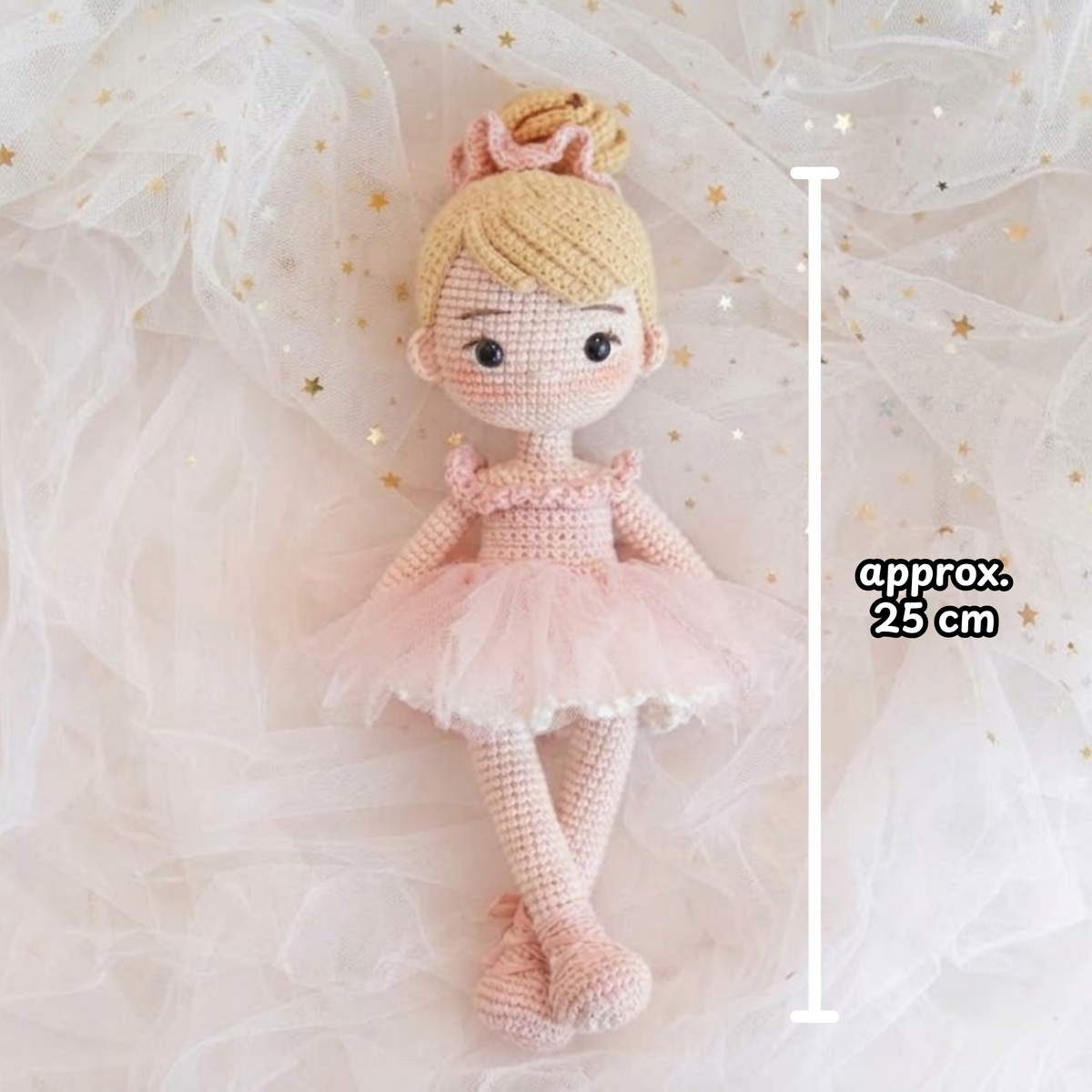 Crochet Ballerina Dolls Pattern (2 Dolls)