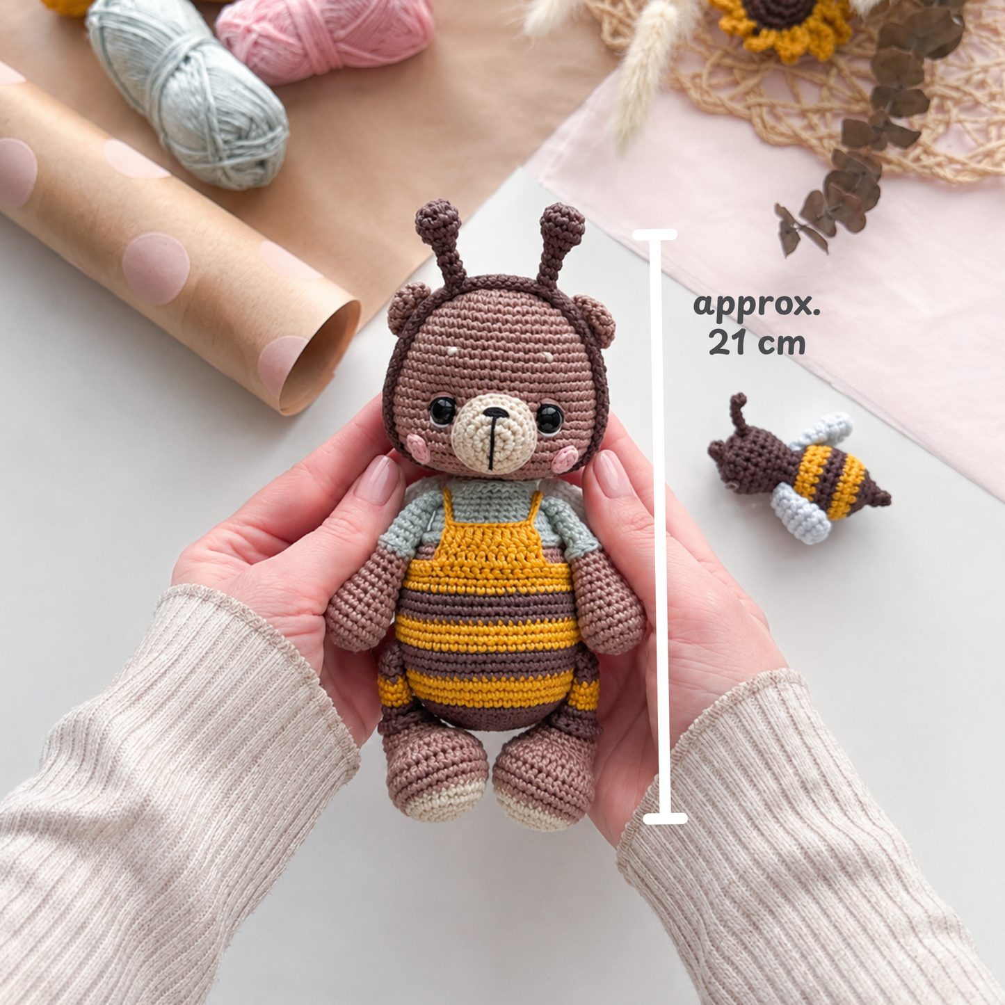 Crochet Buzz the Bear Amigurumi Pattern