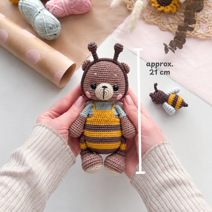Crochet Buzz the Bear Amigurumi Pattern