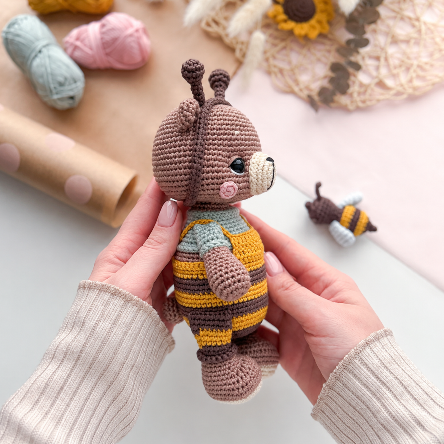 Crochet Buzz the Bear Amigurumi Pattern