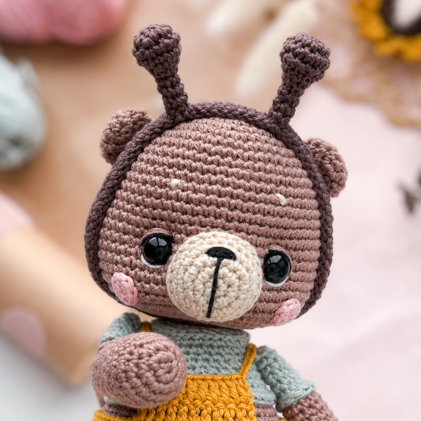 Crochet Buzz the Bear Amigurumi Pattern