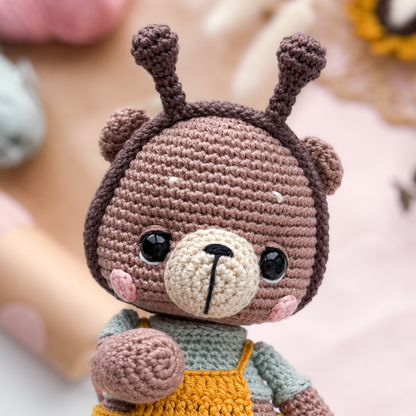 Crochet Buzz the Bear Amigurumi Pattern