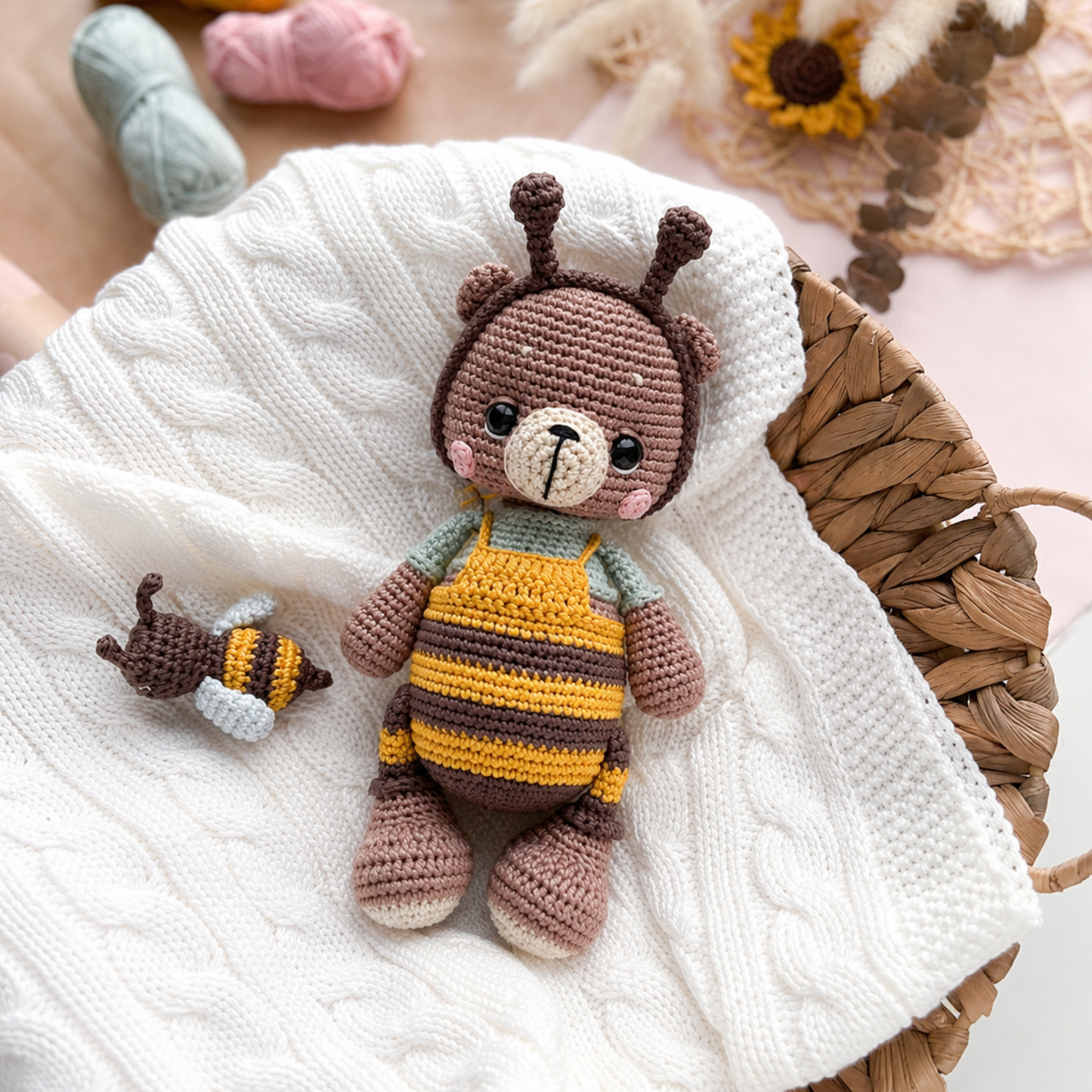 Crochet Buzz the Bear Amigurumi Pattern