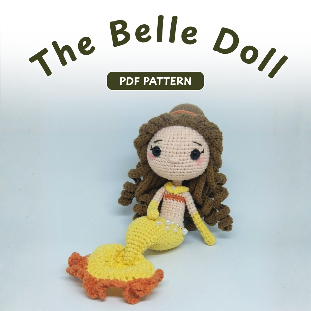 Crochet Belle Mermaid Doll Pattern