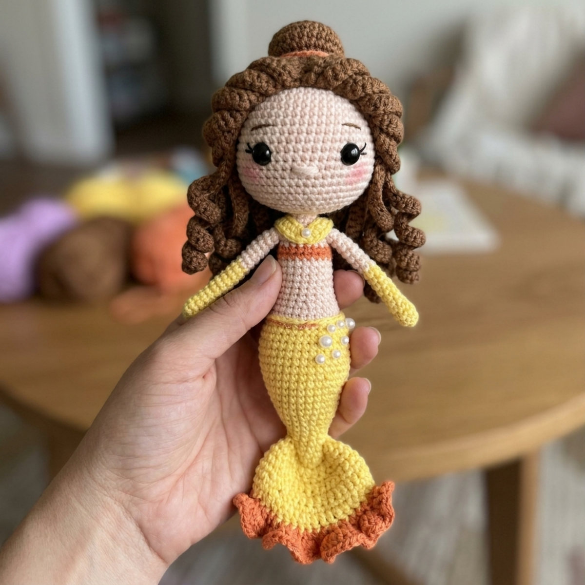Crochet Belle Mermaid Doll Pattern