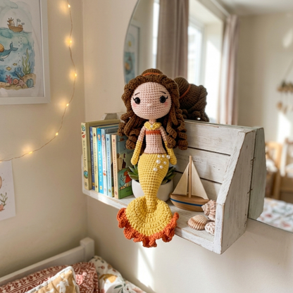 Crochet Belle Mermaid Doll Pattern