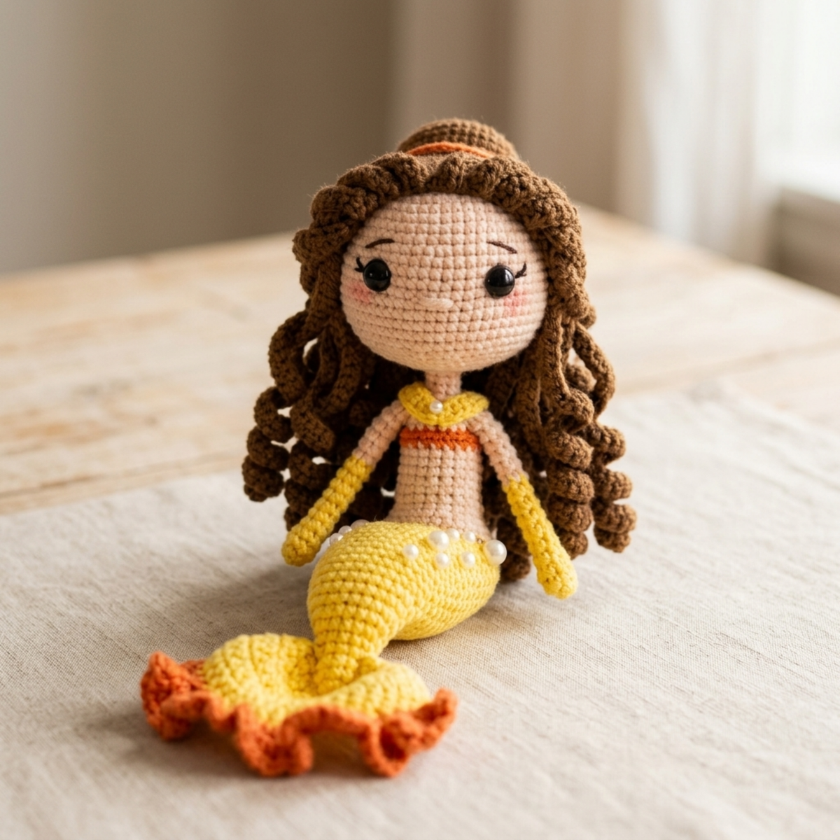 Crochet Belle Mermaid Doll Pattern