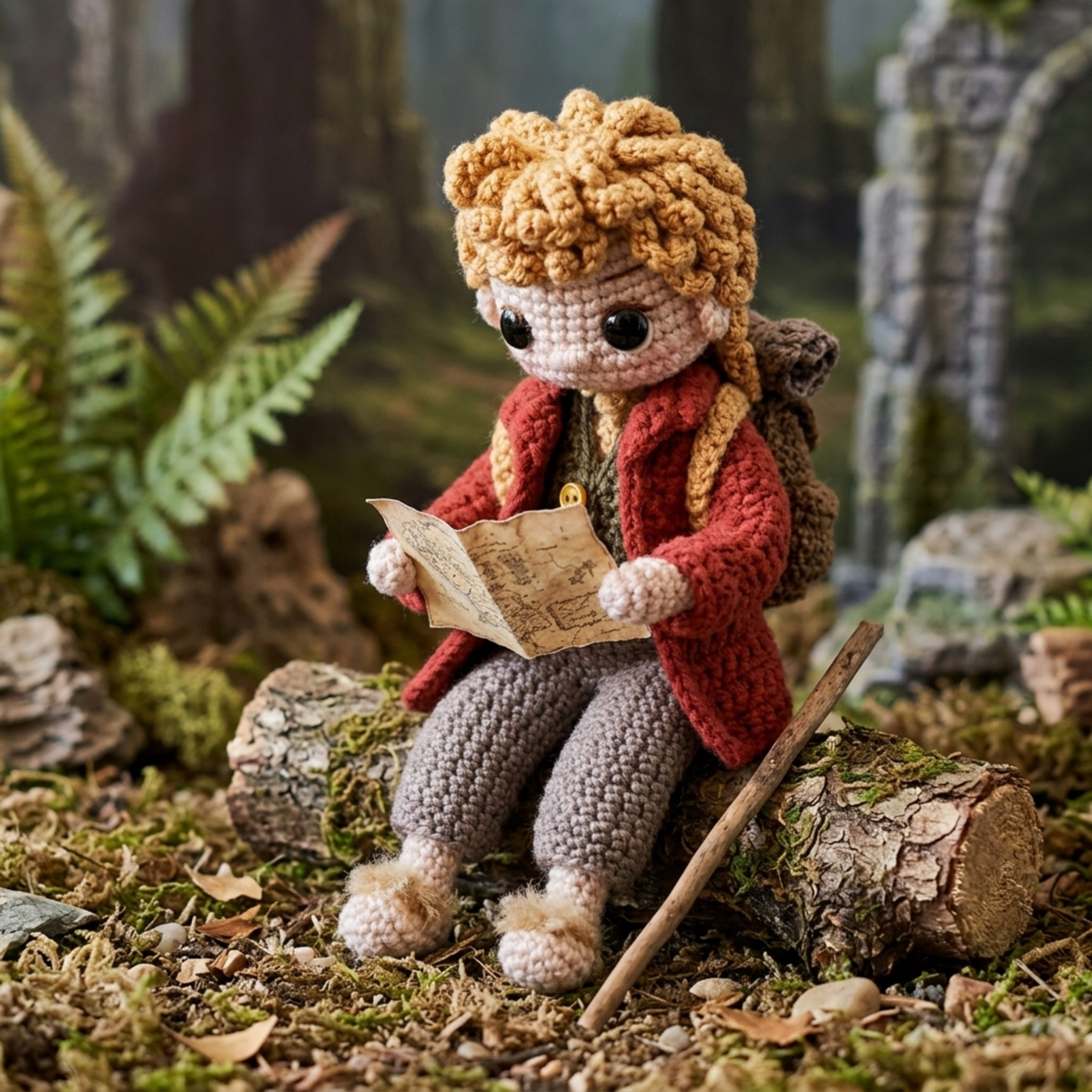 Crochet Bilbo Baggins Doll Pattern