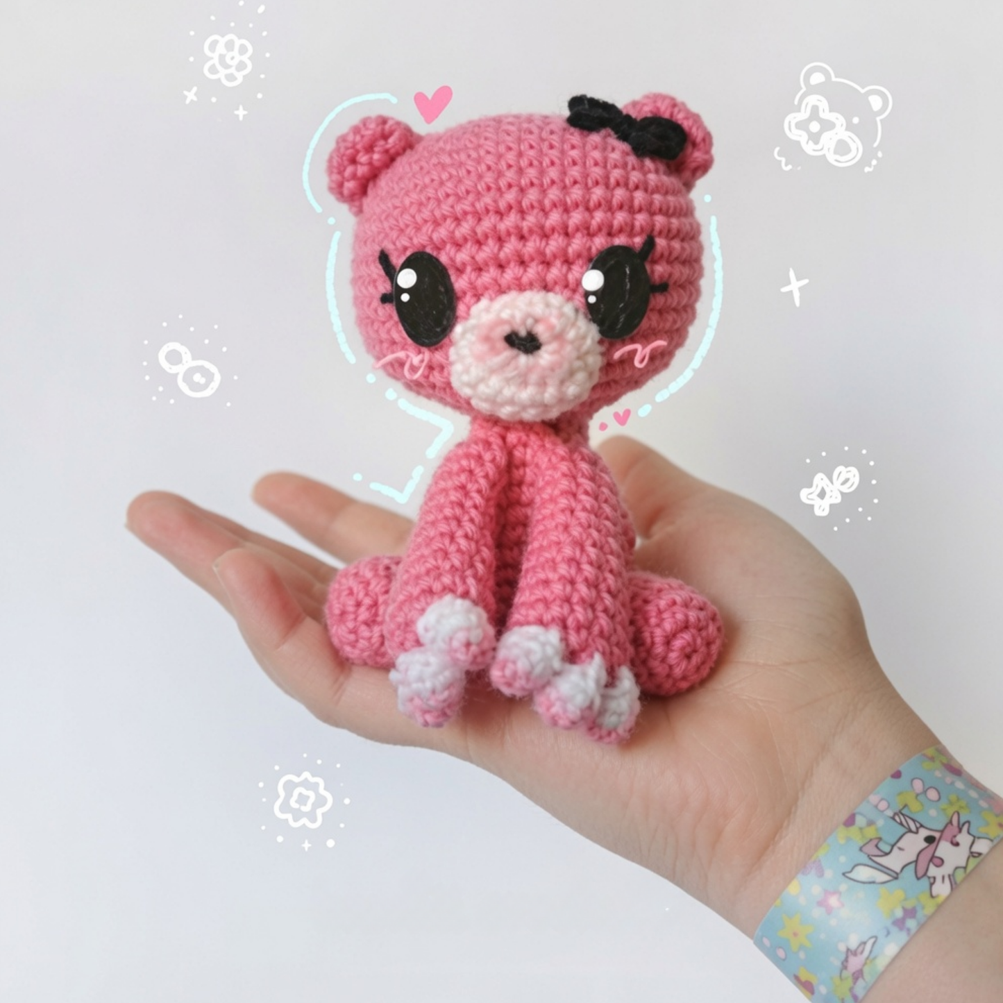 Crochet Gloomy Bear Pattern